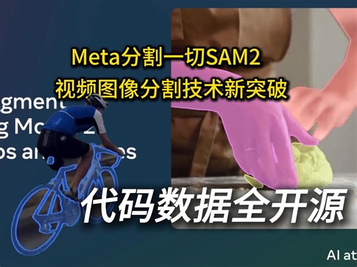 Meta开源SAM2模型：一键跟踪运动物体，速度比初代快8.4倍，解决过度分割、超越SOTA