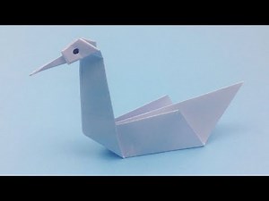DIY 3D Origami Swan Tutorial: How to Make Easy Origami Swan | Paper Crafts Swan for Room Decoration