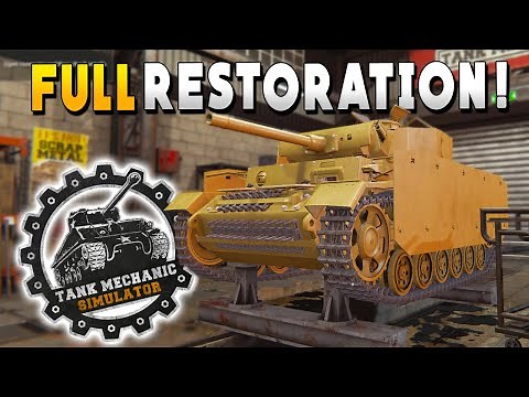 Full Tank Restoration and Getting Them Upgrades: Tank Mechanic Simulator Gameplay