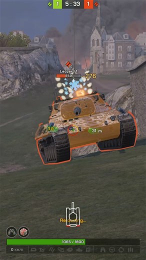 Kpz 50t vs Leopard 1 #wotblitz #shorts #worldoftanksblitz #tanksblitz #justmasterwotb #wot