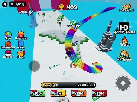 Speed running in ￼brain fits +1 speed per step and this was first try