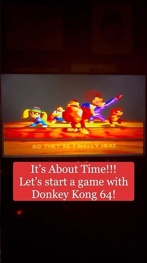 Donkey Kong 64 Intro & Opening Scene!! #donkeykong #dk64