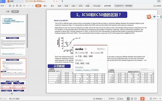EC和IC值计算答疑