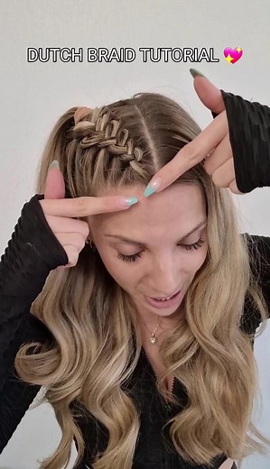 STEP BY STEP DUTCH BRAID TUTORIAL ✨️ #coiffure #hairstyle #coiffurecheveuxlong #braidedhair #tresse #trendyhairstyle #easyhairstyles2023 #halfuphalfdownhairstyle #studenthairstyle #hairstyleforschool #dutchbraid #dutchbraidtutorial #stepbysteptutorial #tutotressecolle #tutotresse