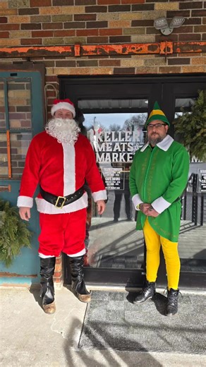 "You smell like beef and cheese!" 🥩🧀🎄🎅 #elf #santa #christmas #funny #christmasmovie #beef #cheese #butcher #market | Keller Meats