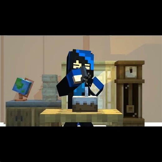 Happy birthday Minecraft Animation #short