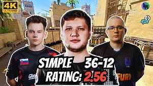 🔥s1mple(36-12)rt:2.56和frozen/gruby三排 (荒漠迷城) | FACEIT均分3300 | 2025.05.09