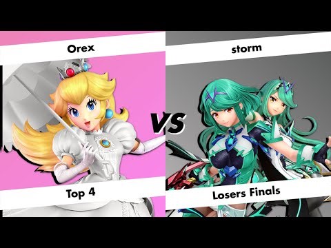 Orex (Peach) vs storm (Pyra/Mythra) | Smash the Cave #100 - Losers Finals