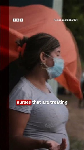 Venezuela earthquake survivors cared for at makeshift hospital. #Venezuela #BBCNews