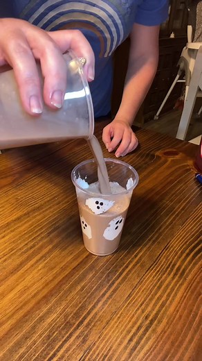 Fun Halloween Drinks for Kids: Ghost Chocolate Milk