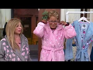 MUK LUKS Dimple Plush 42" Robe on QVC