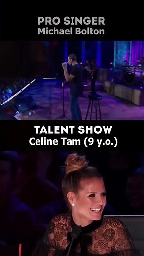The Voice of Celine Tam Surprises Everyone #Singing #Talent #shorts