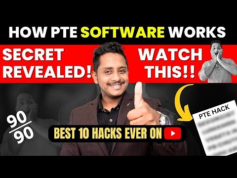 How PTE Software Works - 10 Hacks To Score 90/90 | Skills PTE Academic