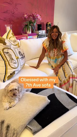 Kelly Bensimon's Cozy 7th Avenue Modular Sofa Experience