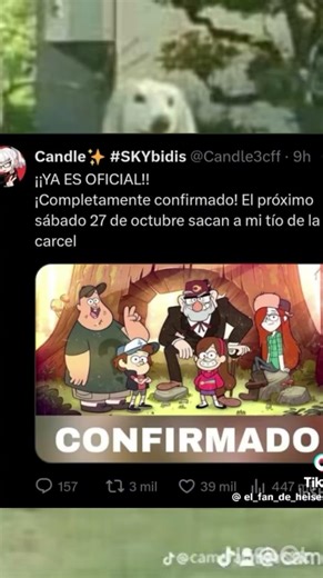 TEMP 3 GRAVITY FALLS ANUNCIADA #gravityfalls #bill #disney #humor