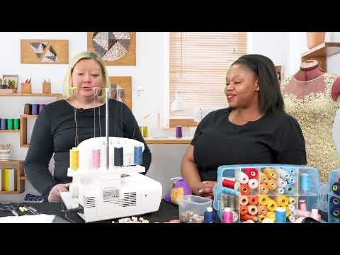 How to thread an overlocker or serger