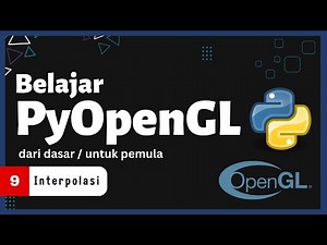Belajar PyOpenGL dengan Python - 9 - Membuat Interpolasi Warna