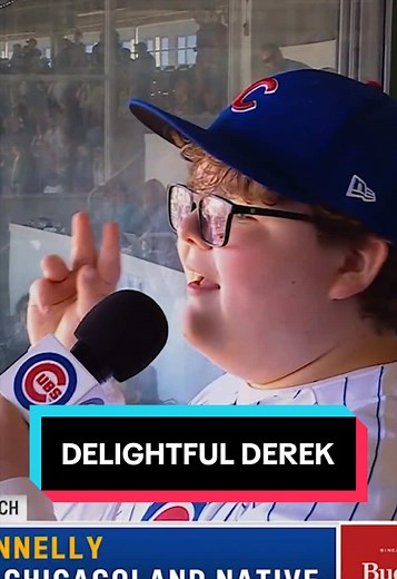 Jake Connelly Upsets Wrigley Field with Delightful Derek Singing