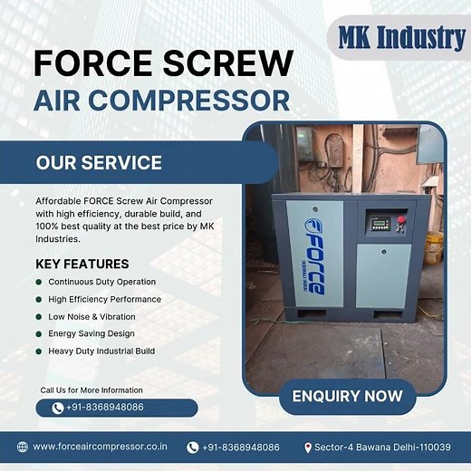 Force Screw Air Compressor