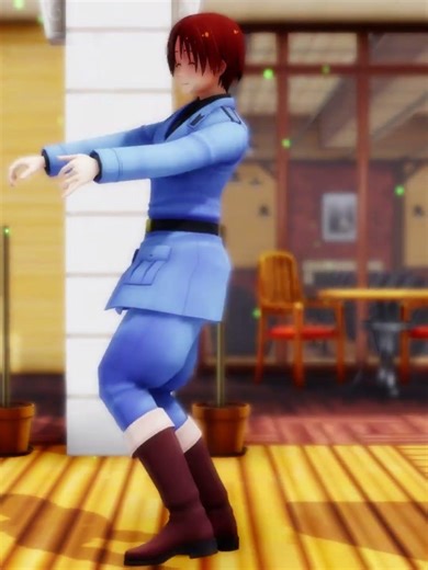 [MMD APH] スパソゲッティ!!! #mmd #vocaloid #miku #dance #hetalia #teto
