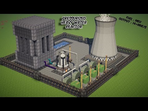 Pressurized Heavy Water Reactor Tutorial - HBM's NTM Minecraft