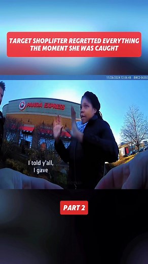 59K views · 778 reactions | Target Shoplifter Regretted Everything The Moment She Was Caught | Bodycam CrimeCam | Facebook