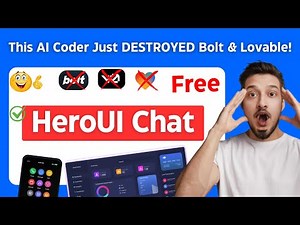 HeroUI Chat : This FREE AI Coding Agent Is INSANE BEATS Lovable & Bolt.new , V0
