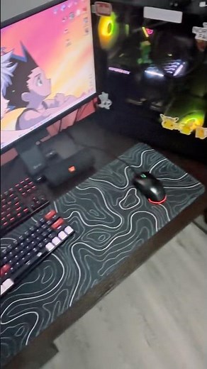 RGB gaming PC that's way too clean #gamingsetup #pcbuilding #setup