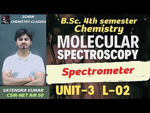 (L2) Spectrometer animation || Spectrophotometer animation || molecular spectroscopy #chemistry #bsc