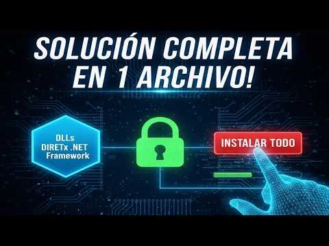 How to install DLL packages, DirectX, C++ and .NET Framework