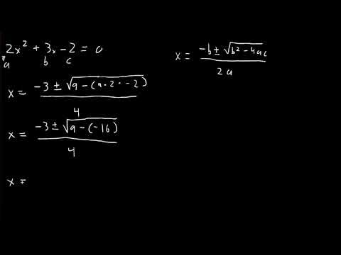 how to solve simple quadratic equations (for beginners)