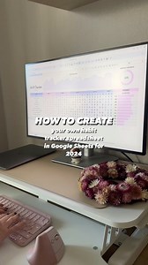 748K views · 582 reactions | How to create your own habit tracker spreadsheet in Google Sheets. Even though I’ve never been a believer in “new year, new me” ideology, I still think we can all utilize the extra motivation to develop better habits for 2024 #habits #habittracker #spreadsheets #googlesheets #spreadsheet #productivityhack #productivity #2024 #productivitytracker | Easesence | Facebook
