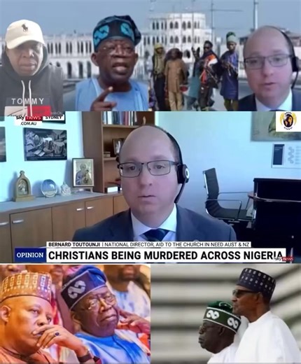 Nigerian government 'speaking nons£ns£ by cov£r!ng up the real number of Christian d£@ths in north-Bernard Toutounji reveals credit sky news australia | ANGEL Global