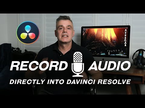 This is how you record Audio Directly into DaVinci Resolve