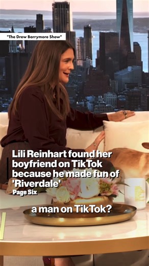 Page Six | Lili Reinhart meeting her boyfriend, Jack Martin, because he made fun of "Riverdale" on TikTok is really iconic. 😭 | Instagram