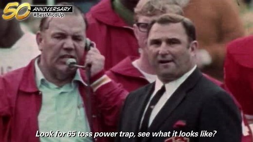 "65 TOSS POWER TRAP." Think he should move on to the next round of #BestMicdUp? 🤔 VOTE HERE ➡️ http://bit.ly/2yUqMza The Kansas City Chiefs | NFL Films