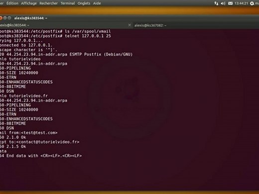 Tutoriel video : Installation d'un serveur de Mail avec Postfix sur un serveur dédié