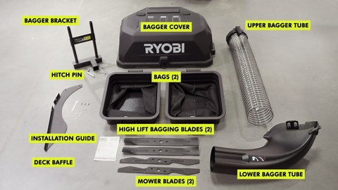 RYOBI Bagging Kit for 80V 42 in. Zero Turn Riding Mower A60RM01