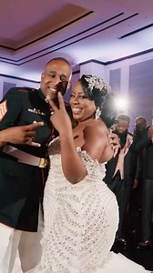 133K views · 5.4K reactions | Her wedding dress is absolutely amazing! A marine and his wife! #weddingoftheyear #weddingdressshopping #blackloveexists #weddingreception #wifeforlife #GroomLife | B Bryant Films | Facebook