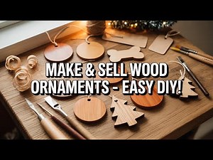 Wood Ornament Blanks to Sell | Step-by-Step DIY for Beginners
