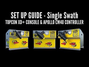 Topcon XD Set up Guide single swath