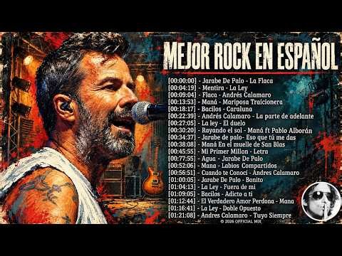 Jarabe de Palo, Bacilos, La Ley, Maná, Andrés Calamaro - Lo Mejor Del Rock En Español 80 y 90