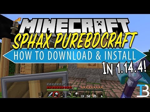 How To Download & Install Sphax PureBDCraft in Minecraft 1.14.4