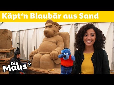 Käpt'n Blaubär als Sandskulptur | DieMaus | WDR