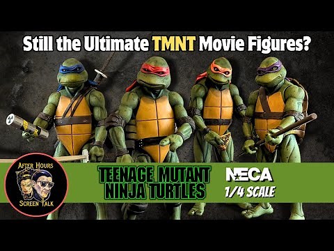 NECA TMNT 1990 Movie Figures 1:4 Scale | Unboxing & Review | 2024 Re-Releases