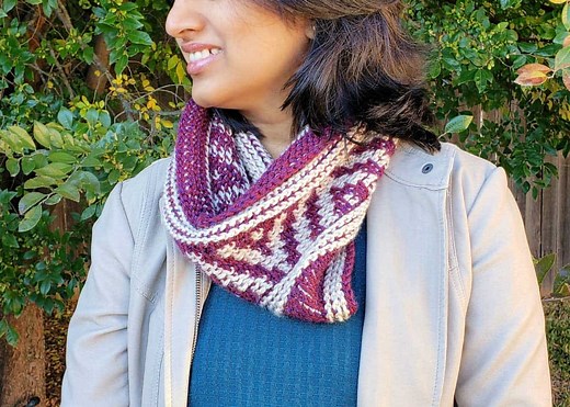 Tunisian Crochet Neck Warmer - Free Pattern by Knitter Knotter