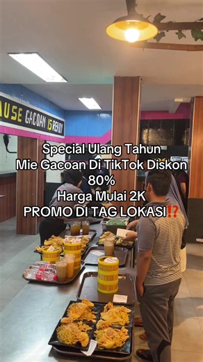 Promo Mie Gacoan Ulang Tahun: Diskon 80% Mulai Rp2.000 - Sisa 9 Jam