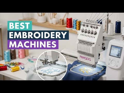 TOP 5 Best Embroidery Machines 2025 | Embroidery Machines That Will Upgrade Your Crafting