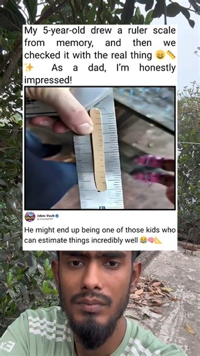 This Kid Drew A Ruler From Memory