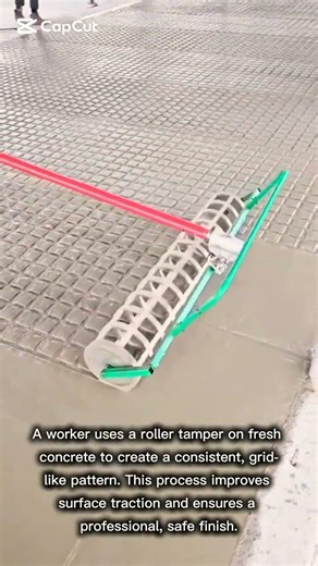 Creating Non-Slip Textures with Roller Tampers